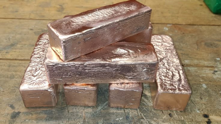 Lingots de cuivre